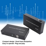 Konverter Serat KVM HD 1080P 60Hz dengan Antarmuka USB, Jarak Transmisi hingga 20 km